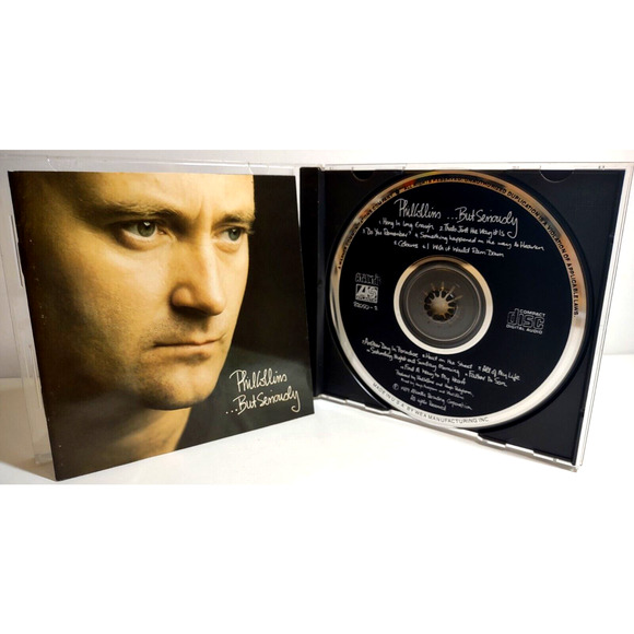 Phil Collins But Seriously CD Album 1989 Another Day In Paradise Pop Rock Hits - Picture 1 of 2